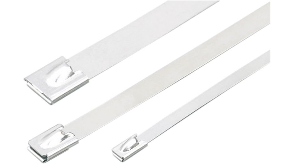 Stainless Steel Cable Tie with Ball Lock 680 x 12mm, 1.18kN, Pack of 50 pieces